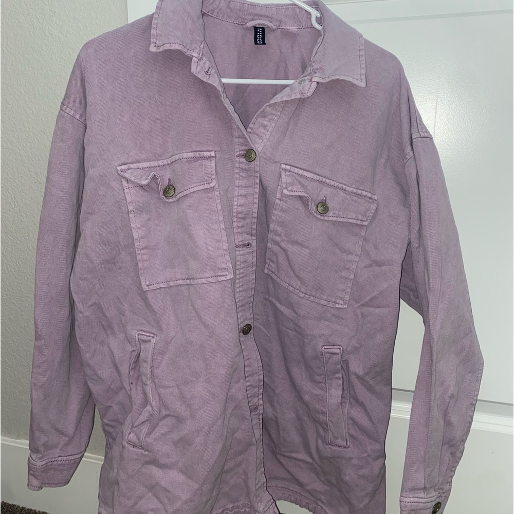 Purple Denim Jacket